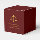 Rechtsanwalts-Abschlussfeier Geschenkschachtel (Vorderseite)