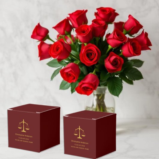 Rechtsanwalts-Abschlussfeier Geschenkschachtel
