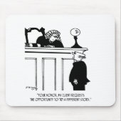 Rechtsanwalts-Cartoon 5496 Mousepad (Vorne)