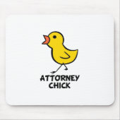 Rechtsanwalts-Küken Mousepad (Vorne)