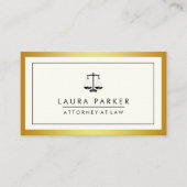 Rechtsanwalts-legale Rechtsanwalt-Schwarz-Skala Visitenkarte (Vorderseite)