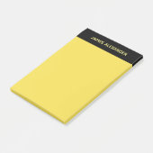 Rechtsanwalts-legales gelbes Papier Post-it Klebezettel (angewinkelt)