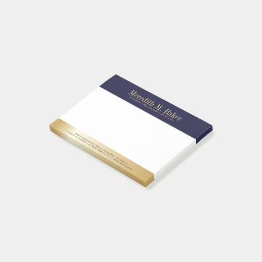 Rechtsanwalts-Notizblock Post-it Klebezettel (angewinkelt)