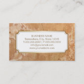 Rechtsanwalts-Rechtsanwalt-Goldskala-eleganter Visitenkarte (Rückseite)