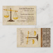 Rechtsanwalts-Rechtsanwalt-legales Visitenkarte (Vorne/Hinten)