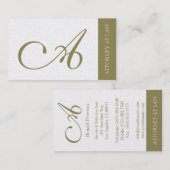 Rechtsanwalts-Rechtsanwalt-legales Visitenkarte (Vorne/Hinten)