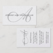 Rechtsanwalts-Rechtsanwalt-legales Visitenkarte (Vorne/Hinten)