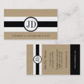 Rechtsanwalts-Rechtsanwalt-Sozietäts-Band-runder Visitenkarte (Vorne/Hinten)