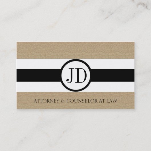 Rechtsanwalts-Rechtsanwalt-Sozietäts-Band-runder Visitenkarte (Vorderseite)