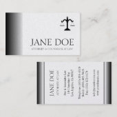 Rechtsanwalts-Rechtsanwalt-Sozietäts-Büro-Skala Visitenkarte (Vorne/Hinten)