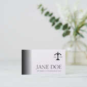 Rechtsanwalts-Rechtsanwalt-Sozietäts-Büro-Skala Visitenkarte (Stehend Vorderseite)