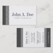 Rechtsanwalts-Rechtsanwalt-Sozietäts-Marmor-u. Visitenkarte (Vorne/Hinten)