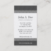 Rechtsanwalts-Rechtsanwalt-Sozietäts-Marmor-u. Visitenkarte (Rückseite)