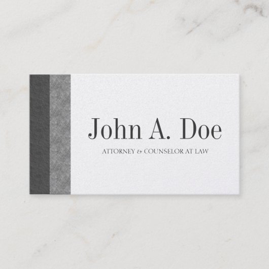 Rechtsanwalts-Rechtsanwalt-Sozietäts-Marmor-u. Visitenkarte (Vorderseite)
