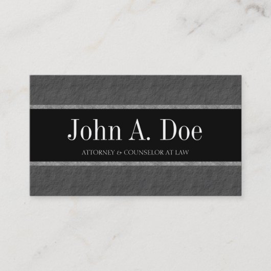 Rechtsanwalts-Rechtsanwalt-Sozietäts-Marmor Visitenkarte (Vorderseite)
