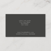 Rechtsanwalts-Skalen von Gerechtigkeit Visitenkarte (Rückseite)