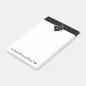 Rechtsanwalts-Thema-klebrige Post-it Klebezettel (angewinkelt)