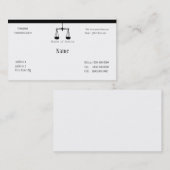 Rechtsanwalts-Visitenkarte II Visitenkarte (Vorne/Hinten)