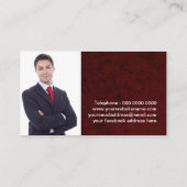 Rechtsanwalts-Visitenkarte-Schablone Visitenkarte (Rückseite)