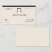 Rechtsanwalts-Visitenkarte Visitenkarte (Vorne/Hinten)