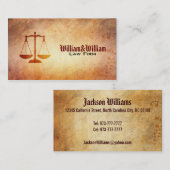 Rechtsanwalts-Visitenkarten Visitenkarte (Vorne/Hinten)