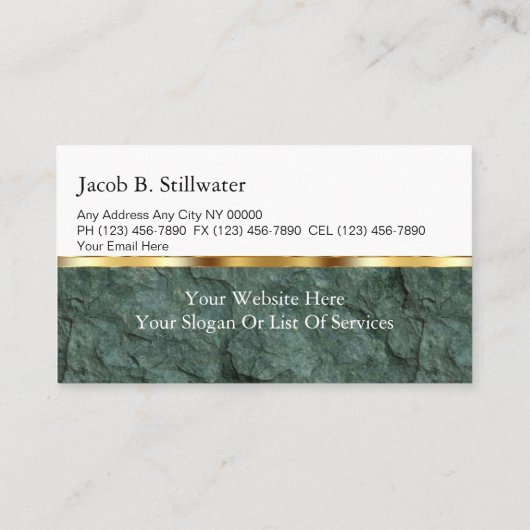 Rechtsanwalts-Visitenkarten Visitenkarte (Rückseite)