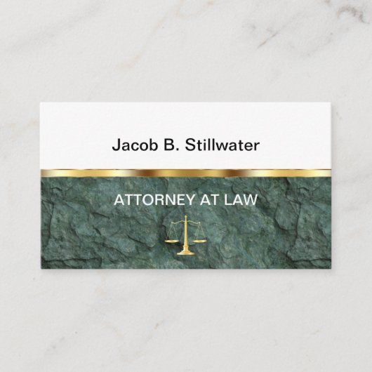 Rechtsanwalts-Visitenkarten Visitenkarte (Vorderseite)