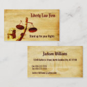 Rechtsanwalts-Visitenkarten Visitenkarte (Vorne/Hinten)