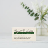 Rechtsanwalts-Visitenkarten Visitenkarte (Stehend Vorderseite)