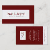 Rechtsanwalts-Visitenkarten Visitenkarte (Vorne/Hinten)