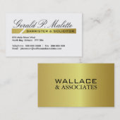 Rechtsanwalts-Visitenkarten Visitenkarte (Vorne/Hinten)