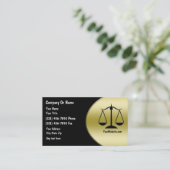 Rechtsanwalts-Visitenkarten Visitenkarte (Stehend Vorderseite)