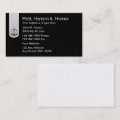 Rechtsanwalts-Visitenkarten Visitenkarte (Vorne/Hinten)