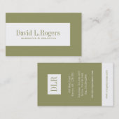 Rechtsanwalts-Visitenkarten Visitenkarte (Vorne/Hinten)