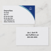 Rechtsanwalts-Visitenkarten Visitenkarte (Vorne/Hinten)