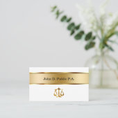 Rechtsanwalts-Visitenkarten Visitenkarte (Stehend Vorderseite)