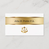 Rechtsanwalts-Visitenkarten Visitenkarte (Vorderseite)