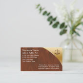 Rechtsanwalts-Visitenkarten Visitenkarte (Stehend Vorderseite)