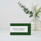 Rechtsanwalts-Visitenkarten Visitenkarte (Stehend Vorderseite)