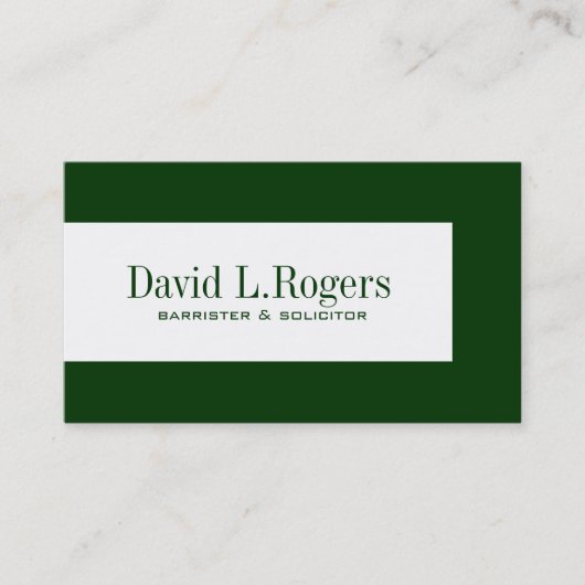 Rechtsanwalts-Visitenkarten Visitenkarte (Vorderseite)