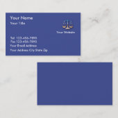 Rechtsanwalts-Visitenkarten Visitenkarte (Vorne/Hinten)