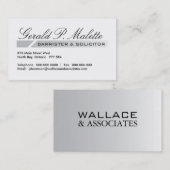 Rechtsanwalts-Visitenkarten Visitenkarte (Vorne/Hinten)