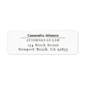 Rechtsanwaltsanwalt Classic Imitate Gold Line Ansc (Vorne)