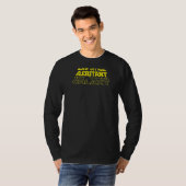 Rechtsanwaltsbüro-Assistentin  Space Rückseite T-Shirt (Vorne ganz)