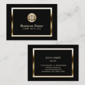 Rechtsanwaltsbüro-moderner Visitenkarte (Vorne/Hinten)