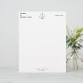 RECHTSANWALTSBÜROS | elegantes nobles Briefkopf (Stehend Vorderseite)