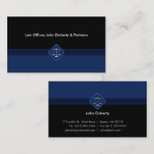 Rechtsanwaltsbüros Visitenkarte (Vorne/Hinten)
