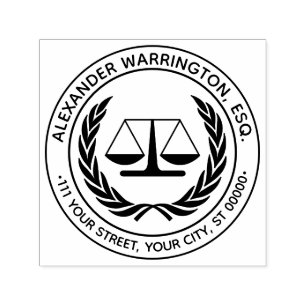 Rechtsanwaltskala 4S Rechtsname Anschrift Permastempel