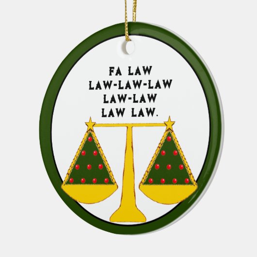 Rechtsanwaltskammer Keramik Ornament (Links)