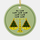 Rechtsanwaltskammer Keramik Ornament (Vorne)